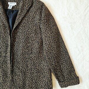 Coldwater Creek Women's Versatile Tweed Open Jacket Size Petite Large PL